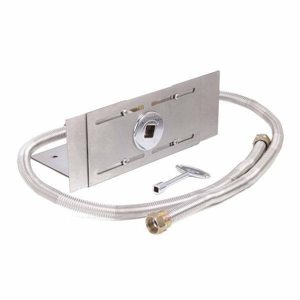 The Outdoor Plus Natural Gas Kit with Paver Bracket - 3 7/8 x 8 to 14 x 4 - OPT-PB256NG