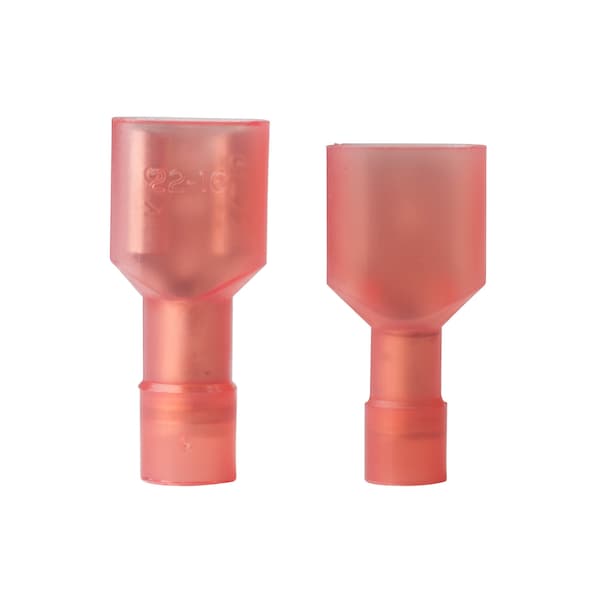 Terminal de desconexión Gardner Bender, 600 V, alambre de calibre 22 a 16 AWG, 14 pulgadas de largo, aislamiento de vinilo, color rojo - 20-151P