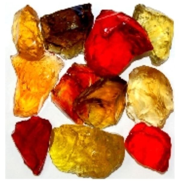 Calle Recycled Chunky Glass Sunshine Mix - Medium - 0.5-1 in. - 10 lbs - CA2757889