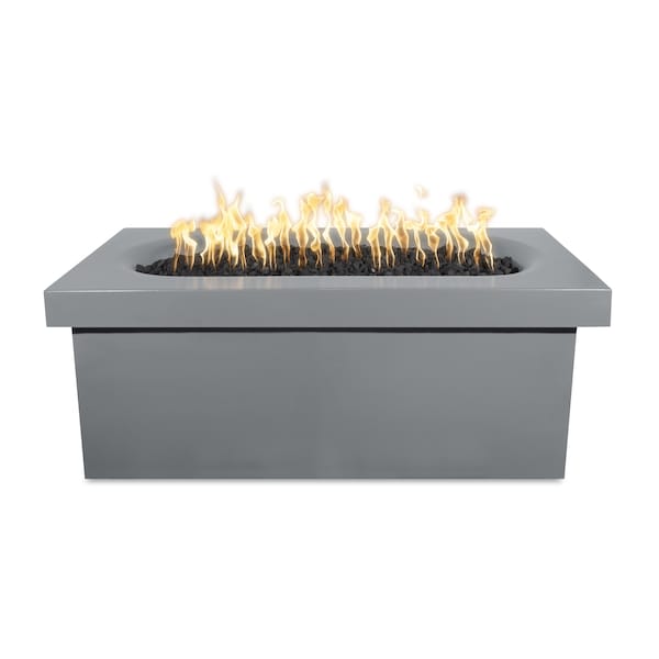 The Outdoor Plus 60 Rectangular Ramona Fire Table, GFRC Concrete, Spark Ignition w/Flame Sense, Liq. Propane - OPT-RMNRT60FSEN-NGY-LP