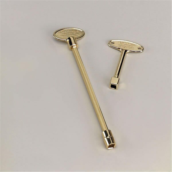 Tapis Rugs SONG WEI METAL MFG., CO. Hargrove 3 in. Brass Key With .25 in. -.31 in. Socket End - TA2214520