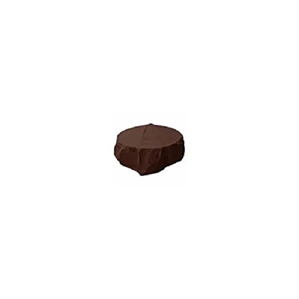 Patio Trasero 38 in. Dia x 18 in. Round Firepit Cover, Dark Brown - PA3236947