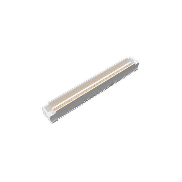 Conector de apilamiento de placa FCI, 60 contactos, 2 filas, macho, recto, paso de 0.032 pulgadas, montaje superficial - 61083-062400LF