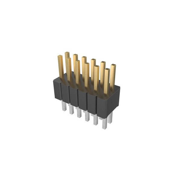 Encabezados y carcasas de cables FCI 1.27X1.27mm Btb, Hdr Unshrd, Vert, T/H, 12 - 20021111-00012T4LF