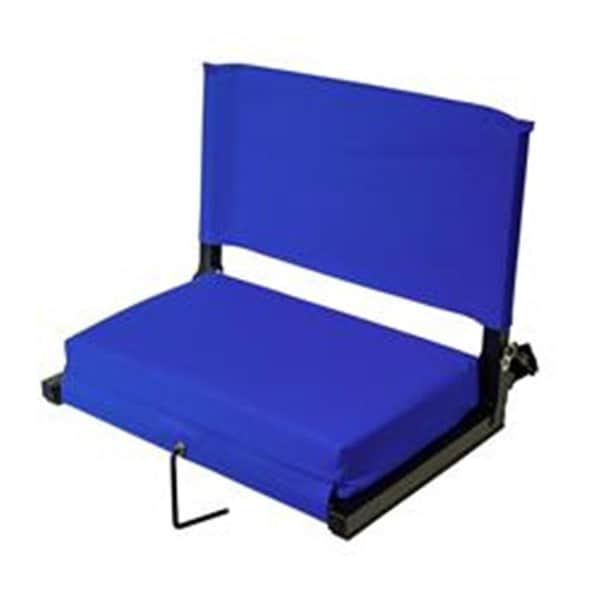 Bola 18 x 14 x 16 in. Stadium Chairs for Bleachers with Back Support, Blue - BO2520566