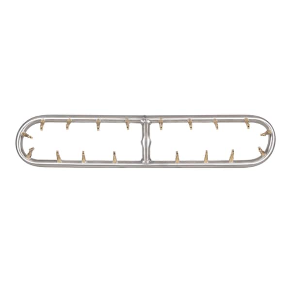 The Outdoor Plus 30 x 6 Stainless Steel Racetrack Bullet Burner - OPT-BRTSS306