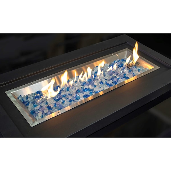 Hiland 20lbs Recycled Fire Pit Fire Glass in Bahama Blend - RGLASS-2-BB