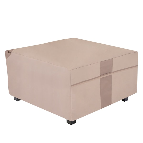 Modern Leisure Monterey Square Fire Pit Table Cover, 42 in. Square x 22 in. H, Beige - 2913
