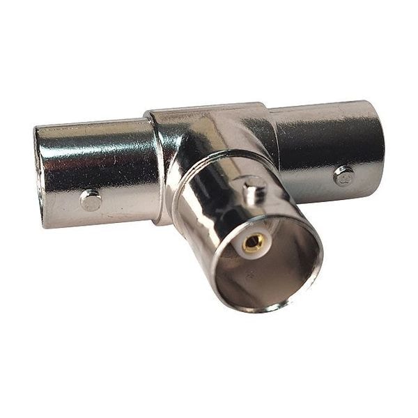 Conector T Coaxial Vitek, (3) BNC Hembra, paquete de 10 - VT-BNC-T-3F10