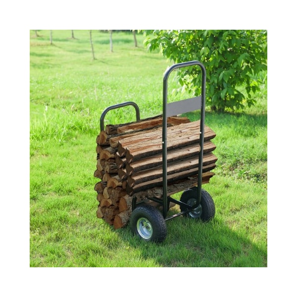 Nature Spring Nature Spring Firewood Rolling Log Cart Holder - 562357IGO