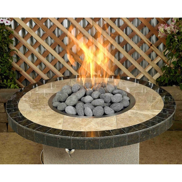 American Fire Glass Extra Large Gray Lava Stone, 4 in 6 in Stones, 10 Pounds - LAVAST-XL-10