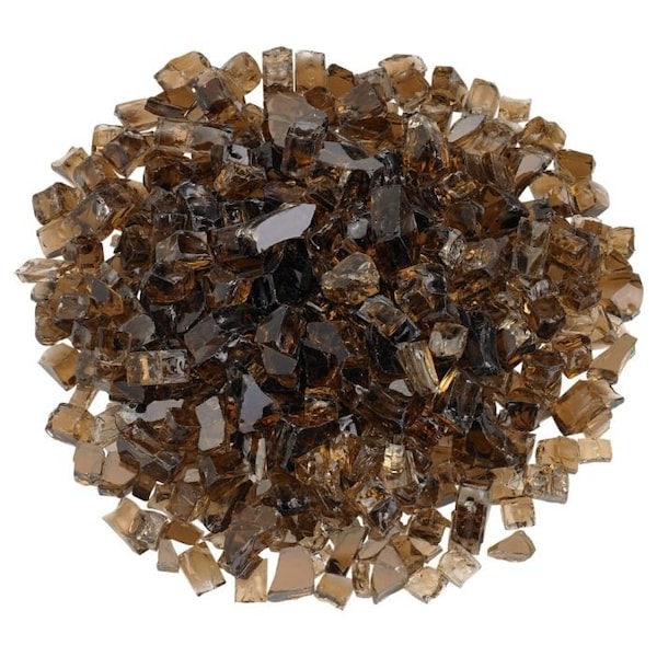 American Fire Glass 1/2 in Copper Fire Glass, 10 Lb Bag - AFF-COP12-10