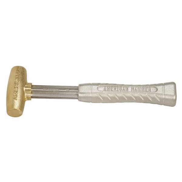 American Hammer Sledge Hammer, 1-1/2 lb., 12 In, Aluminum - AM15BRAG