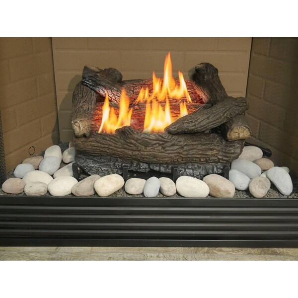 Bluegrass Living Ceramic Fiber Rocks, Mixed Grey Colors - CFR-MG