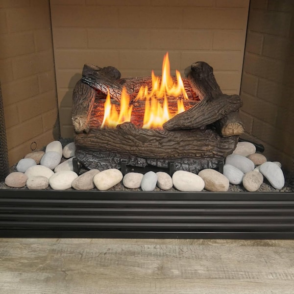 Bluegrass Living Ceramic Fiber Rocks, Mixed Grey Colors - CFR-MG