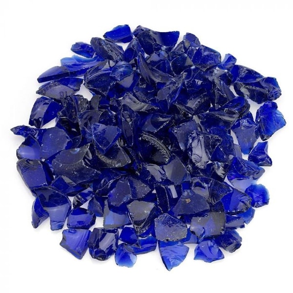 Marquee Protection Dark Blue Recycled Fire Pit Glass Medium - 10 lbs - MA2824341
