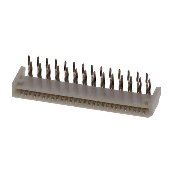 Conector FFC/FPC de Molex, 28 contactos, 1 fila, hembra, ángulo recto, paso de 0.039 pulgadas, terminal de soldadura - 528072810