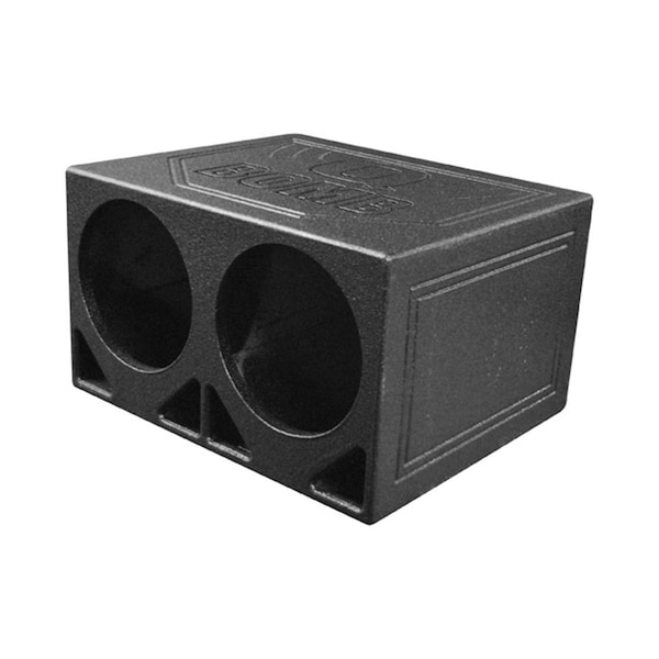 Q Power 10 in. Dual Turbo Ported Box - QBOMB10TB