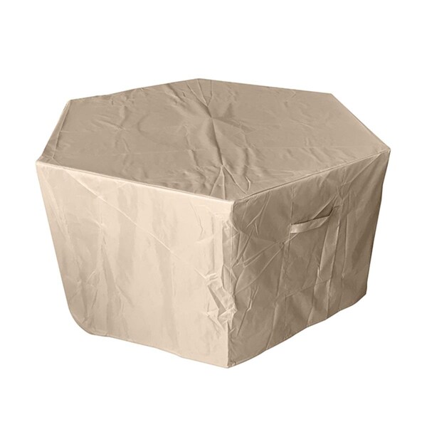 Gardencontrol Hiland Hexagon Heavy Duty Waterproof Propane Fire Pit Cover - GA2771701