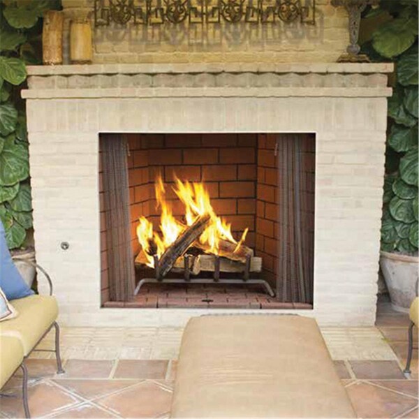 Perfectpillows 36 in. WRE 4500 Custom Series Outdoor Wood Burning Firebox - PE1071057