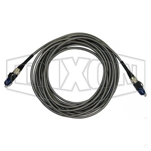 Dixon ADS Spillguard Armored Cable, Conector de 3 pines, Para usar con el sistema de protección contra derrames ADS Spillguard, 316 SS - A200CA3P50