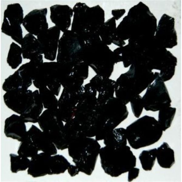 Calle Recycled Chunky Glass Black - Size 1 - 0.13-0.25 in. - 10 lbs - CA3323255