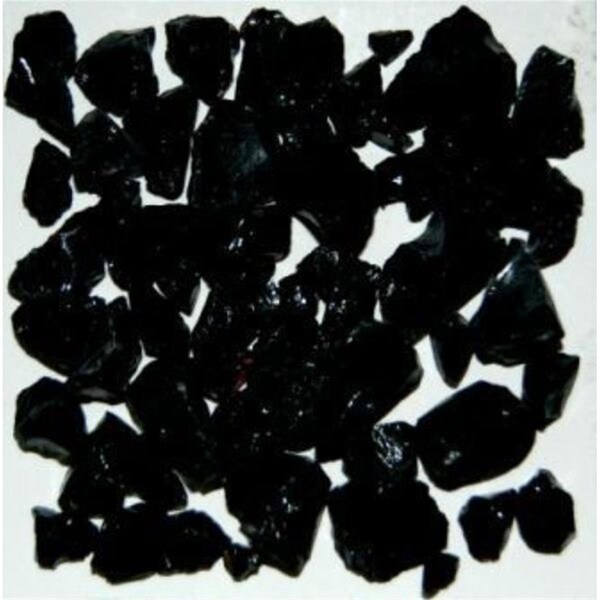 Calle Recycled Chunky Glass Black - Size 1 - 0.13-0.25 in. - 5 lbs - CA3323254