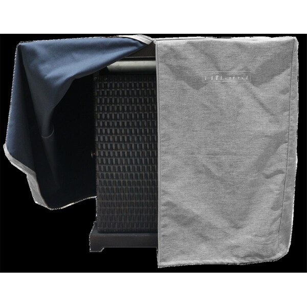 Gardencontrol 32 in. Fire Pit Commercial Cover Grey - GA2769685