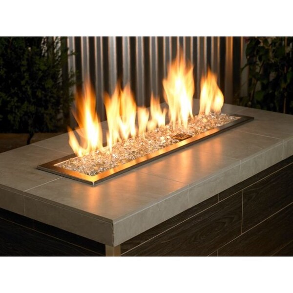 American Fire Glass 1/4 in Platinum Reflective Fire Glass, 10 Lb Bag - AFF-PLATRF-10