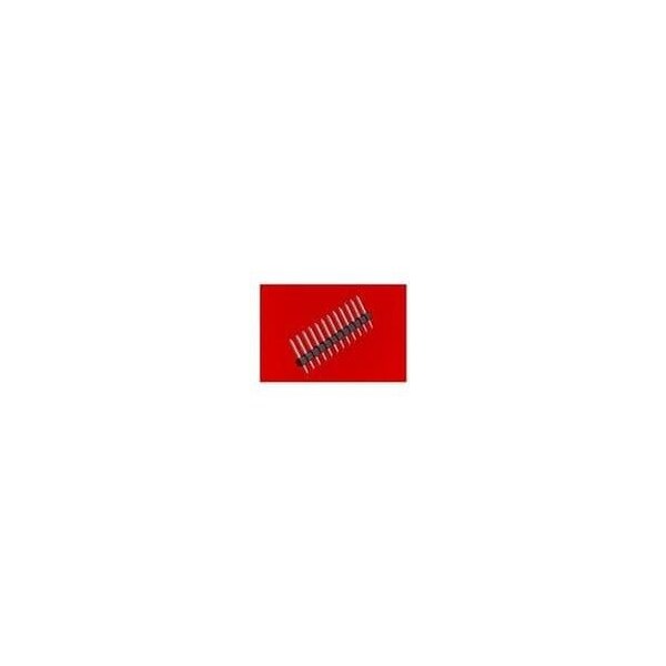 Conector de placa Molex, 2 contactos, 1 fila, macho, recto, paso de 0.1 pulgadas, terminal de soldadura, negro - 423752836
