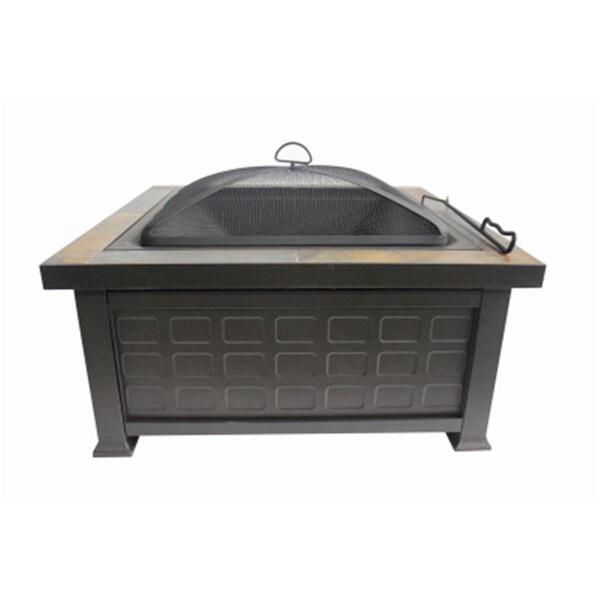 Bbq Innovations 30 in. Wood Burning Fire Pit, Brown - BB2157618