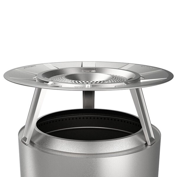 Solo Stove Yukon Heat Deflector, Stainless Steel, Silver - SSYUK-27-DEFLECTO