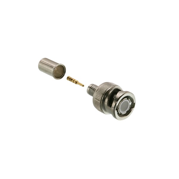Gem By Triplett RG6 BNC Macho 3 Pc Crimp/Crimp, 50, Paquete de 10 - 305-5TP