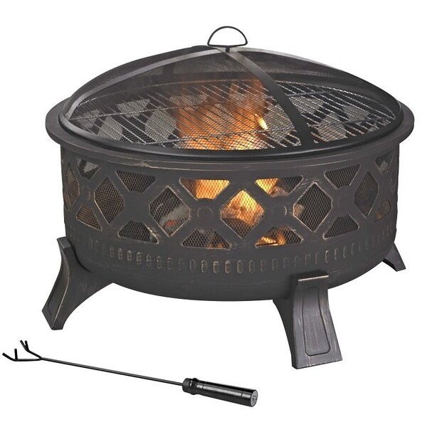 Seasonal Trends Seasonal Trends KLF-150509 Fire Pit, 32 in OAW, Steel - KLF-150509