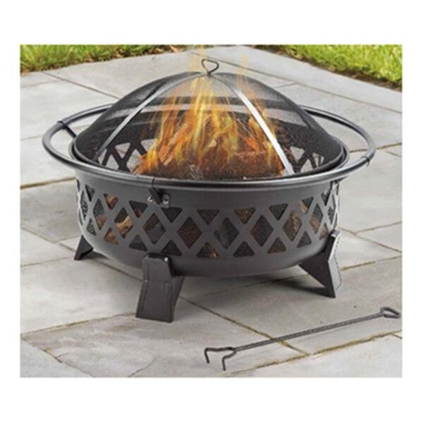 Shinerich Industrial Shinerich Industrial 258362 35 in. Four Seasons Courtyard Round Fire Pit - 258362