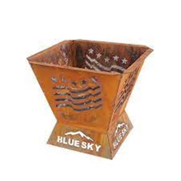 Blue Sky Blue Sky 29.5 in. Badlands Fire Pit, Stars & Stripes - BSKBFPSAB2926