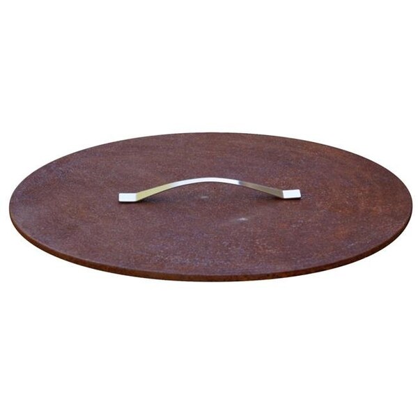 Curonian Curonian 6M-PJEW-Z0H1 31 in. Fire Pit Steel Cover with Lid - 6M-PJEW-Z0H1