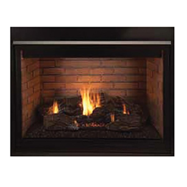 Perfectpillows 33 in. DRT 2000 Merit Series Clean Face Circulating Direct Vent, Electronic Ignition - Black - PE1554017