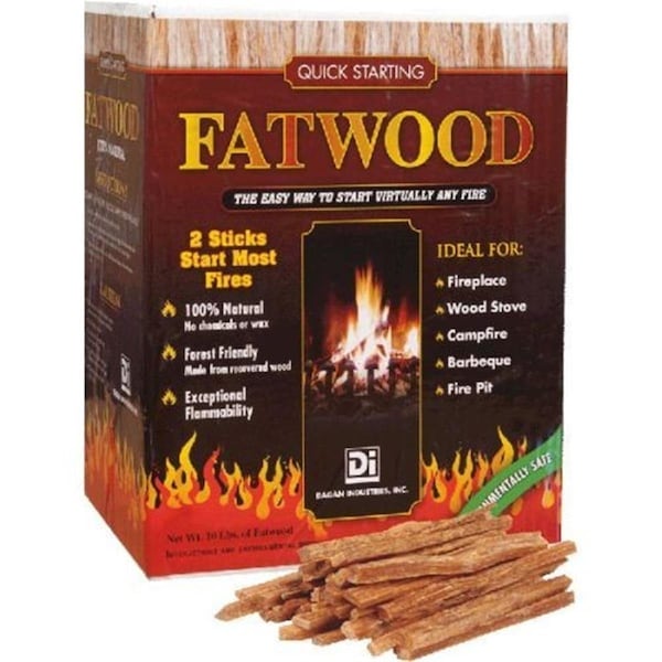 Dagan Fatwood Firestarter in a Box, Natural - FAT-10