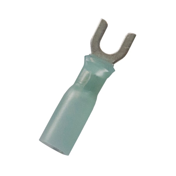 La Mejor Conexión 16-14 #8 Azul CS Termoencogible en forma de pala - 10 Piezas - 2354J