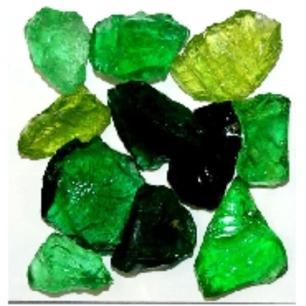 Calle Recycled Chunky Glass Forest Mix - Medium - 0.5-1 in. - 1 lbs - CA2756140