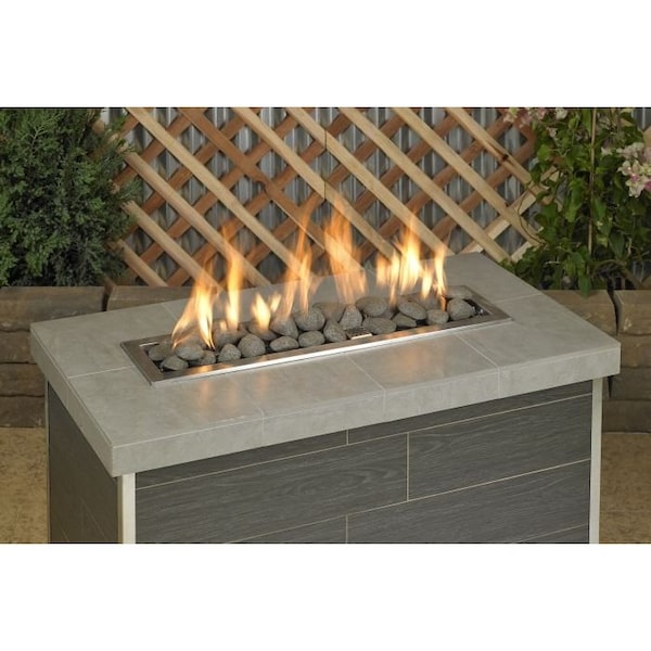 American Fire Glass Thunder Gray Lite Stones Set, 15 Stone Set - AFG-LSTONE-TG-15