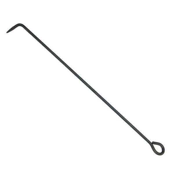 Marquee Protection Inch Fire Poker 1/2 Thick American Steel - Black Finish - MA2628434