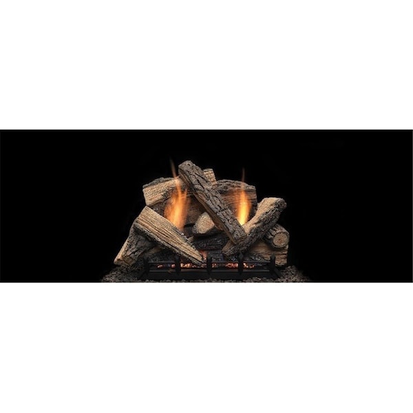 Terreno 18 in. Stony Creek Refractory Log Set for Natural Blaze VF 18 in. Burner - 11 Piece - TE2559732