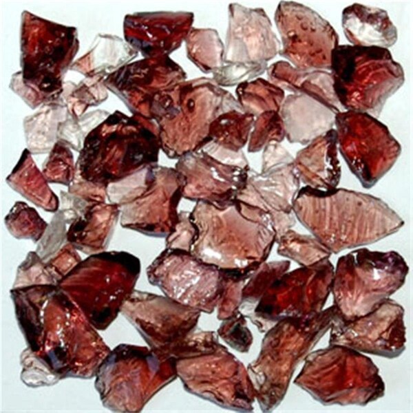 Calle Recycled Chunky Glass, Purple - Size 1 - 0.13-0.25 in. - 3 lbs - CA2758210