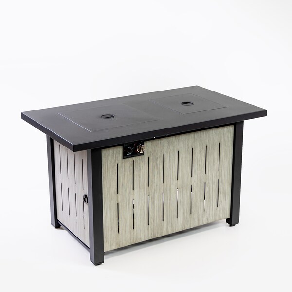 Deko Living 42 Inch Rectangular Outdoor 50,000 BTU Propane Firetable with Ice Bucket - COB10004