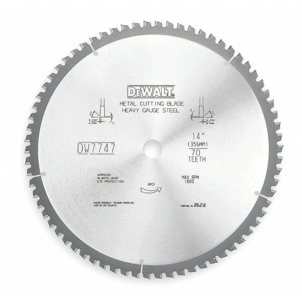 Dewalt 7 1/4" 140T Steel HG Plywood Blade - DW3326
