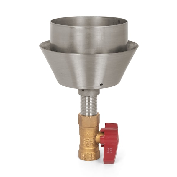 The Outdoor Plus Hercules Original TOP Torch & Post Complete - Stainless Steel - Natural Gas - OPT-TPK5NG