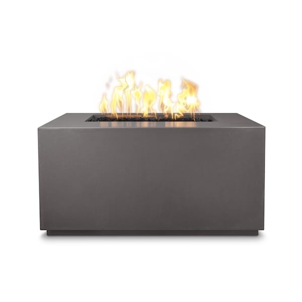 The Outdoor Plus 60 Rectangular Pismo Fire Pit, GFRC Concrete, Chestnut, Match Lit with Flame Sense, Liquid Propane - OPT-2460FSML-CST-LP