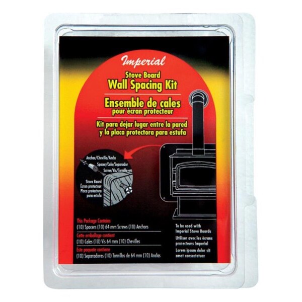 Imperial Mfg Imperial Manufacturing BM0134-A Stove Board Wall Spacing Kit - IM9758